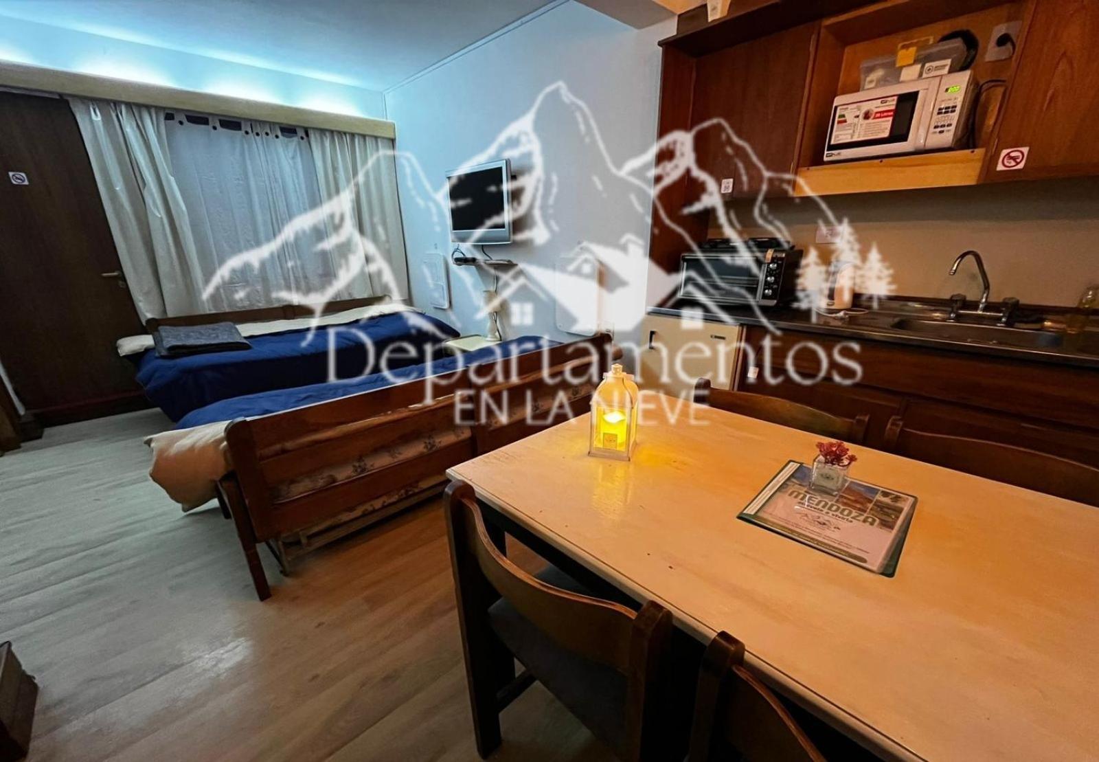 Hermoso departamento frente a las montañas Los Penitentes Exterior foto